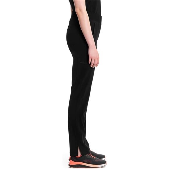 Women's Scrub Pant Mid Rise Tapered Leg Pull-on Bottom - Picture 5 of 7